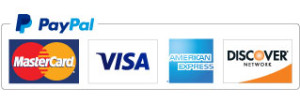 PayPal Mastercard Visa American Express Discover
